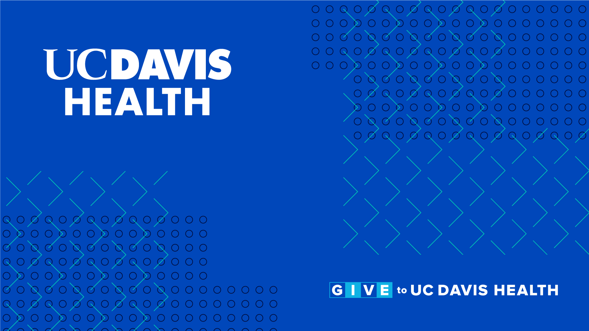 UC Davis Health zoom background gunrock blue