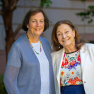 Portrait of Deb Neff and Lin Weaver smiling